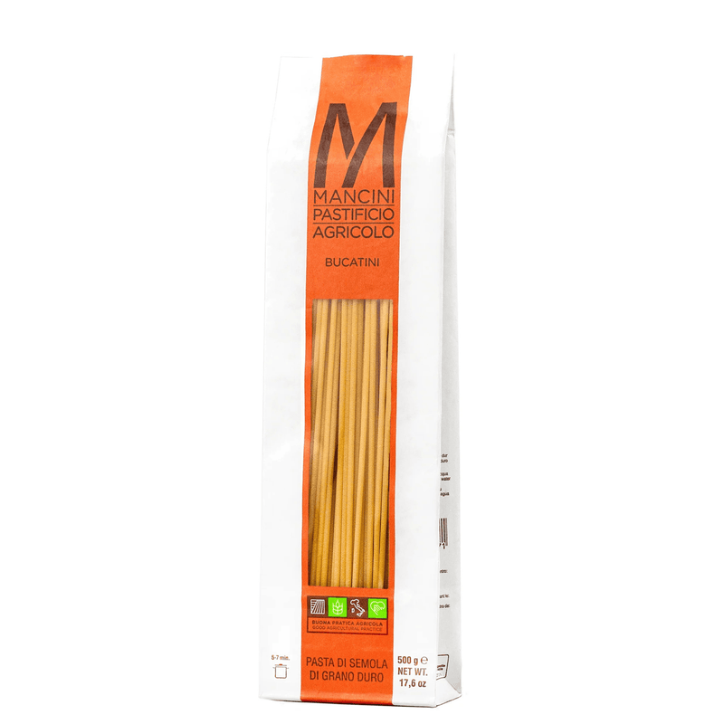 Tasty Ribbon Bucatini Pasta by Pastificio Mancini Bucatini Pasta by Pastificio Mancini | Authentic Italian Food
