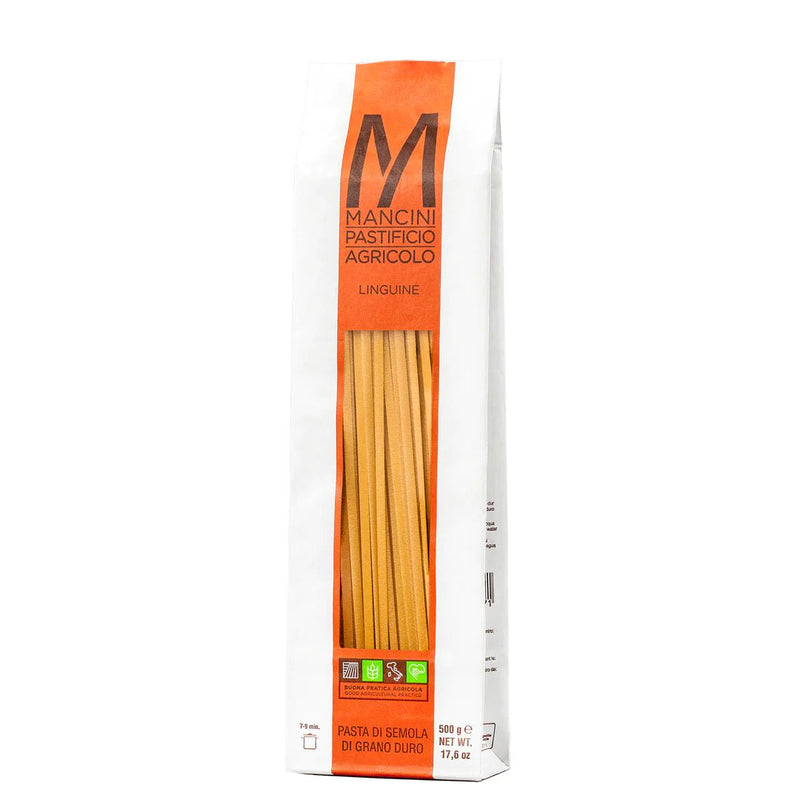 Tasty Ribbon Linguine by Pastificio Mancini Linguine by Pastificio Mancini | Gourmet Authentic Italian Food | SHOP ONLINE