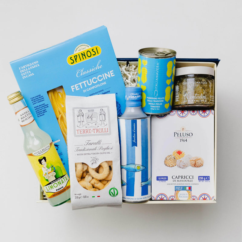 Tasty Ribbon Lunch al Fresco Lunch al Fresco Italian Gift Box | Authentic Pasta & Gourmet Foods
