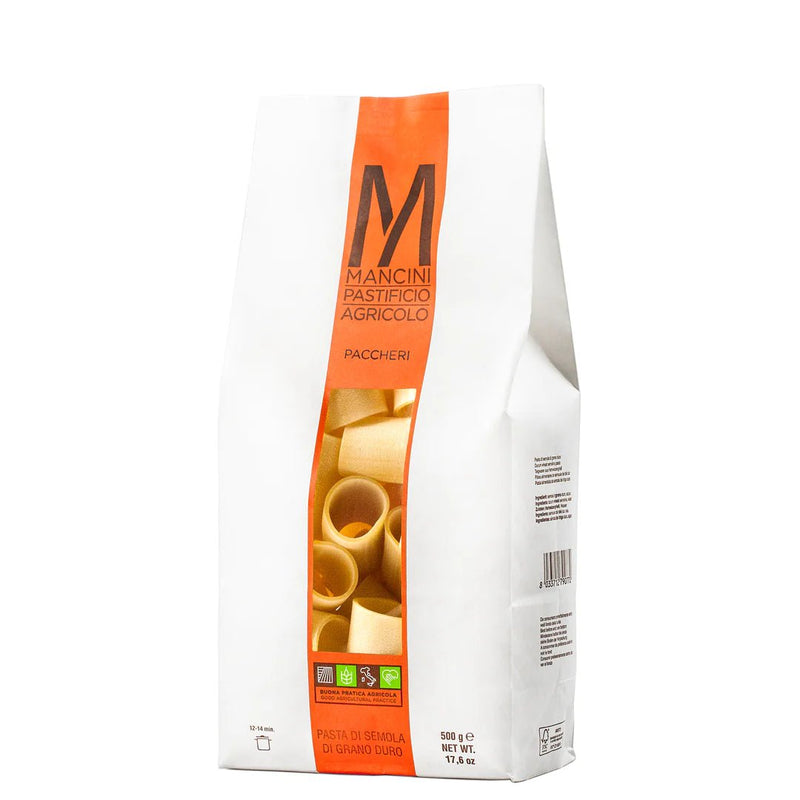 Tasty Ribbon Paccheri Lisci by Pastificio Mancini Paccheri Lisci by Pastificio Mancini | Gourmet Authentic Italian Food | SHOP ONLINE