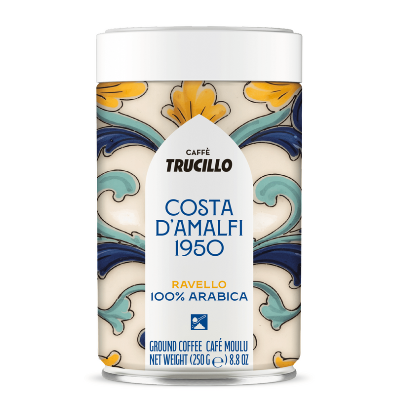 Tasty Ribbon Trucillo 100% Arabica Ground Coffee - Amalfi Coast Collection 100% Arabica Ground Coffee | Amalfi Collection | Premium Coffee