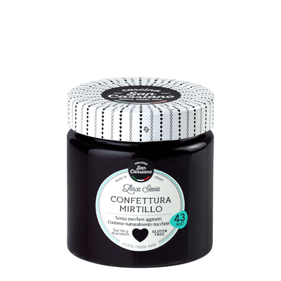 Tasty Ribbon Blueberry Preserve with Stevia