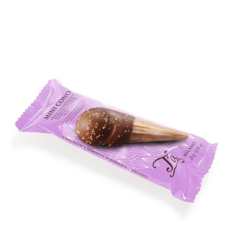 Tasty Ribbon Milk Chocolate Mini Cone