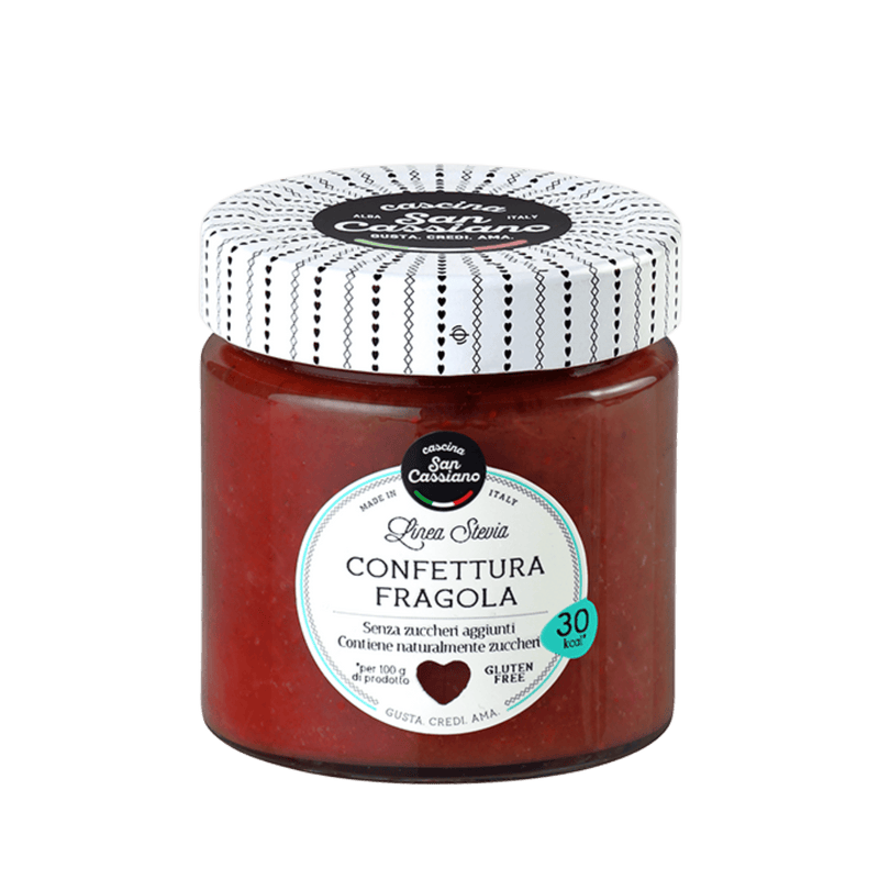 Tasty Ribbon Srawberry Preserve With Stevia