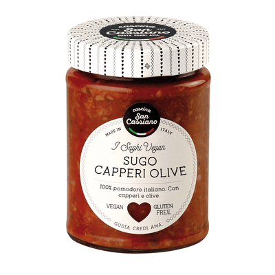 Tasty Ribbon Tomato, Capers, and Olive Sauce