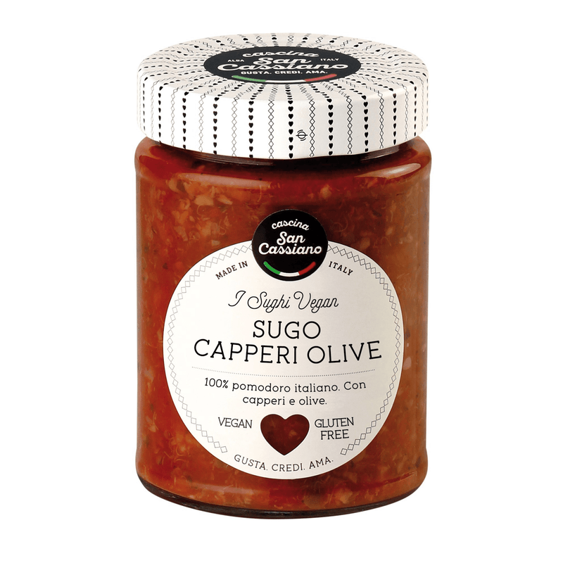Tasty Ribbon Tomato, Capers, and Olive Sauce