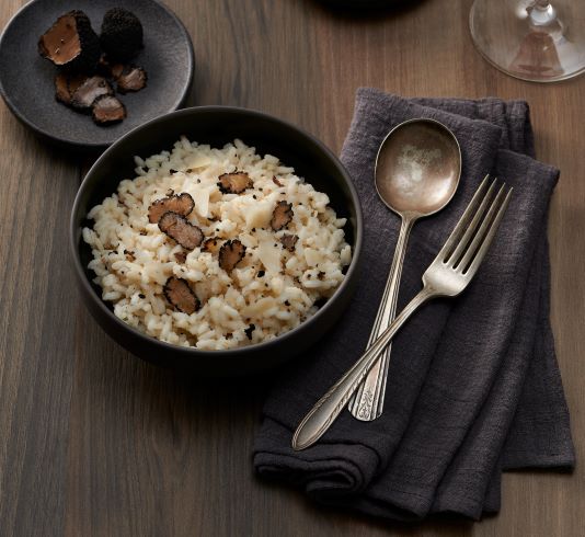 Risotto with black truffle