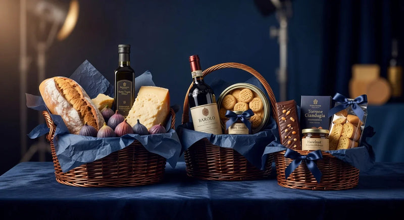 Professional header image for list-based article: Italian Specialty Gift Baskets Worth Giving (and Receiving)