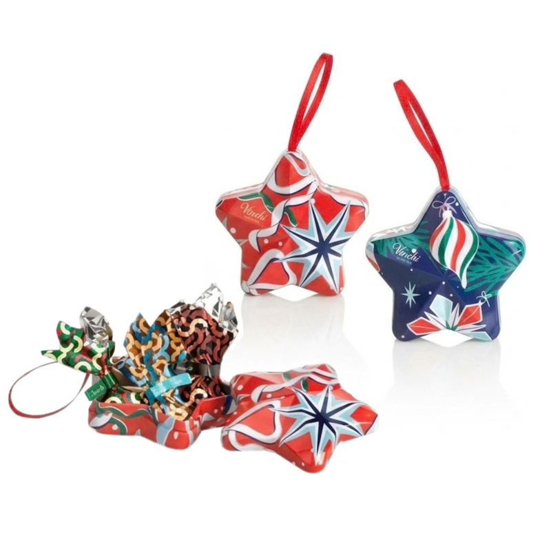 Chocolate-Filled Star Ornament