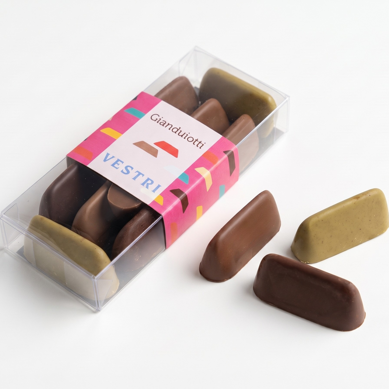 Gianduiotti Chocolates - Milk, Dark & Pistachio Assortment