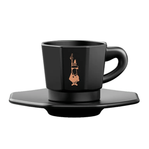 Tasty Ribbon Octagonal Espresso Cups, Set of 4 Octagonal Espresso Cups | Coffee Gift | Authentic Italian Gourmet Food