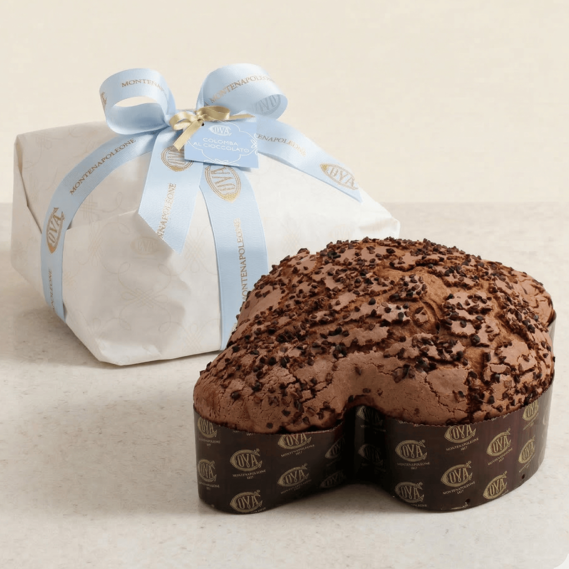 Tasty Ribbon Cova Chocolate Colomba Cake - Italian Easter Cake Cova Colomba Easter Cake | Tasty Ribbon | Easter Gifts