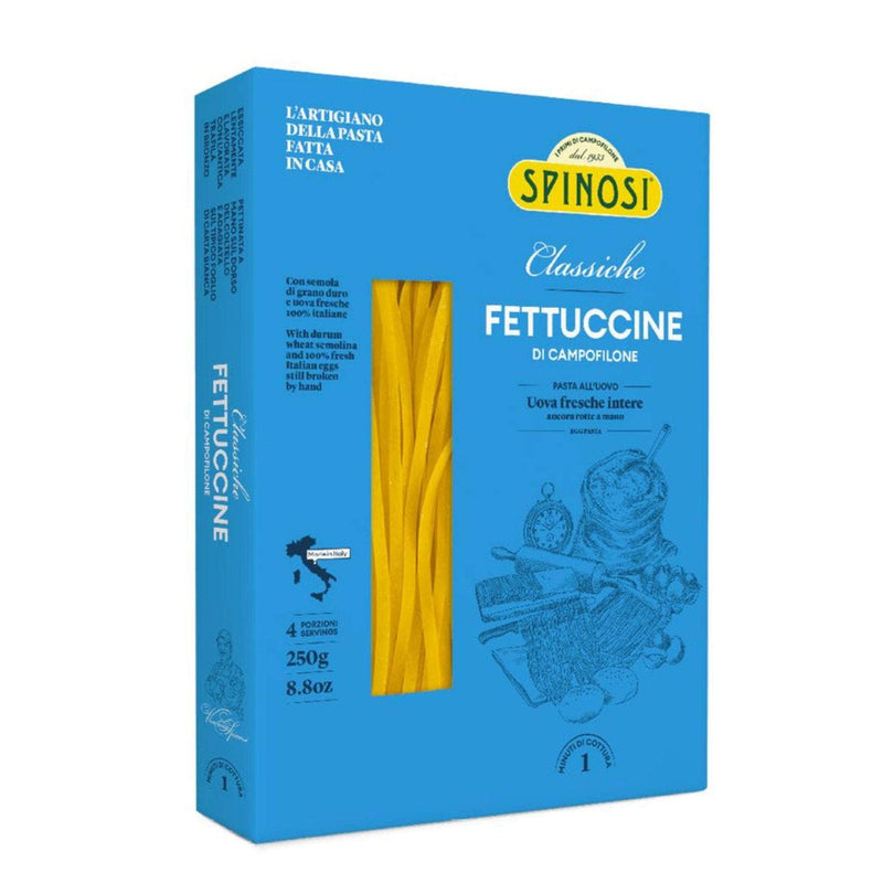 Tasty Ribbon Egg Fettuccine Egg Fettucine  | Gourmet Italian Products | Shop Online