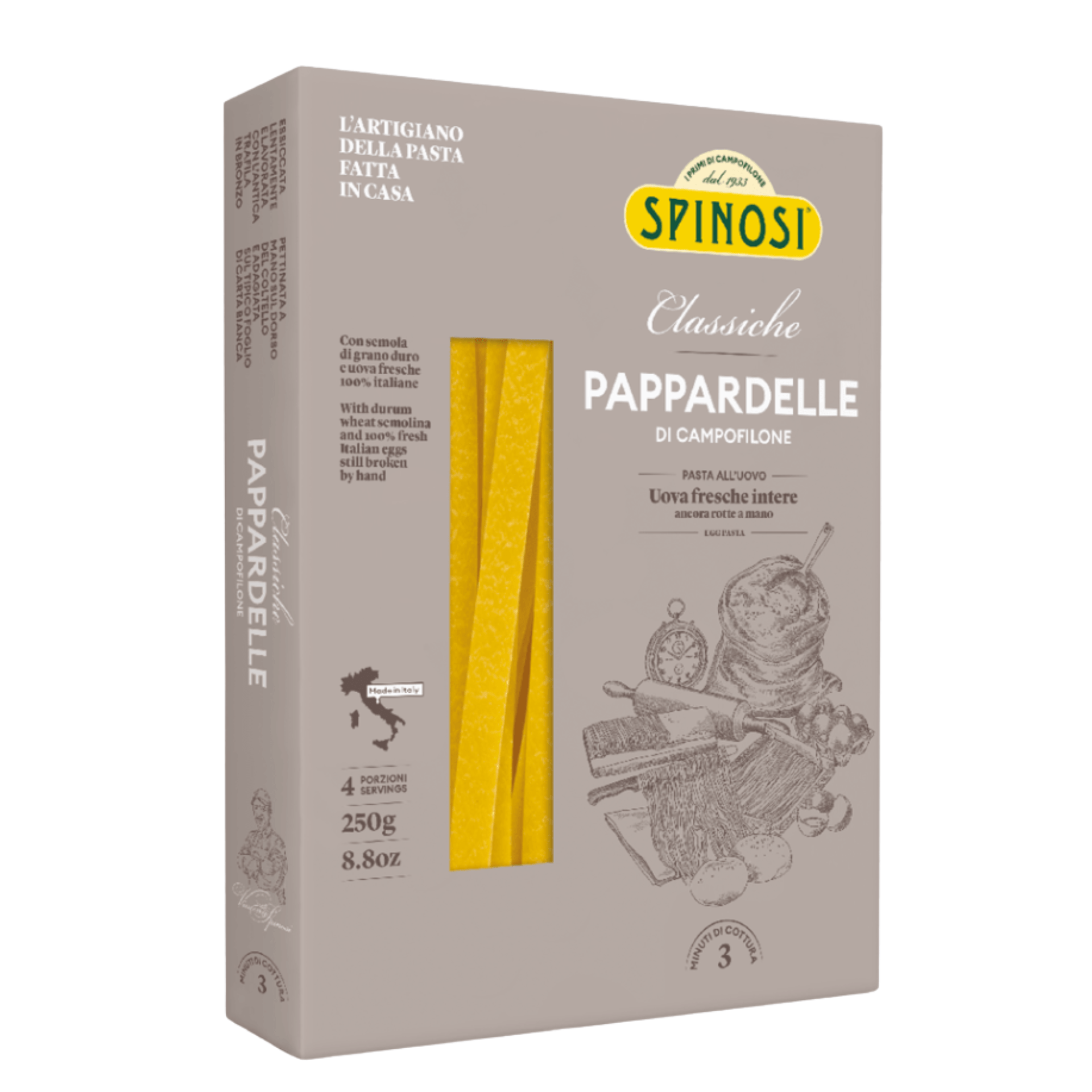 Tasty Ribbon Egg Pappardelle Egg Pappardelle | Gourmet Authentic Italian Food | Shop Online