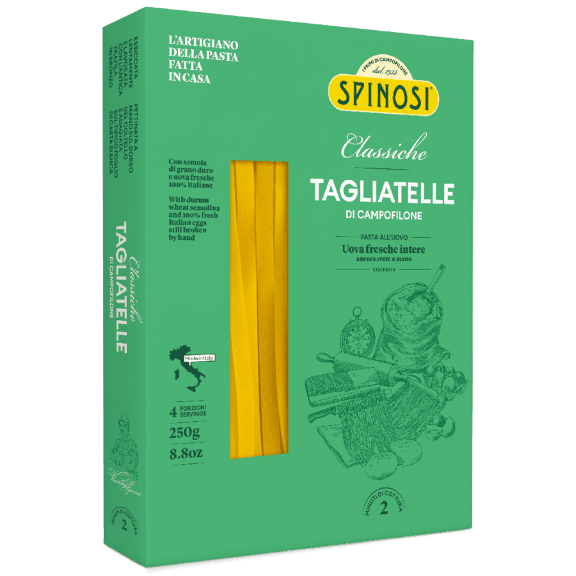 Tasty Ribbon Egg Tagliatelle Egg Tagliatelle | Gourmet Authentic Italian Food | Shop Online