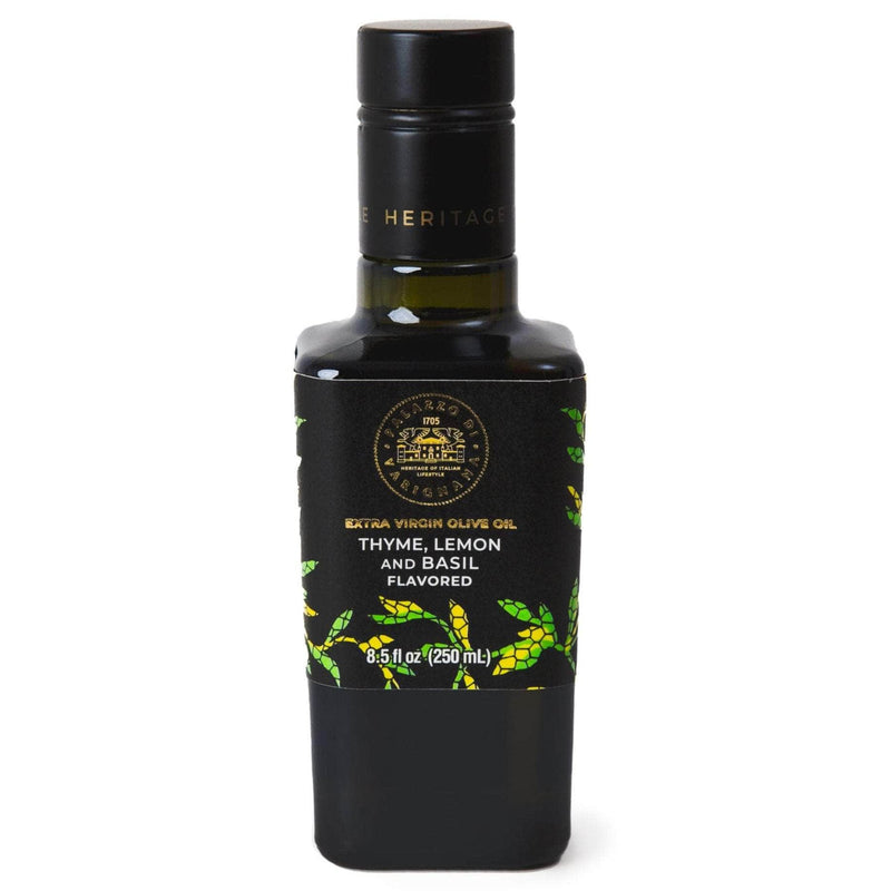 Tasty Ribbon Lemon, Basil and Thyme Extra Virgin Olive Oil Lemon, Basil and Thyme Extra Virgin Olive Oil | Creating An Elegant Result | Tasty Ribbon
