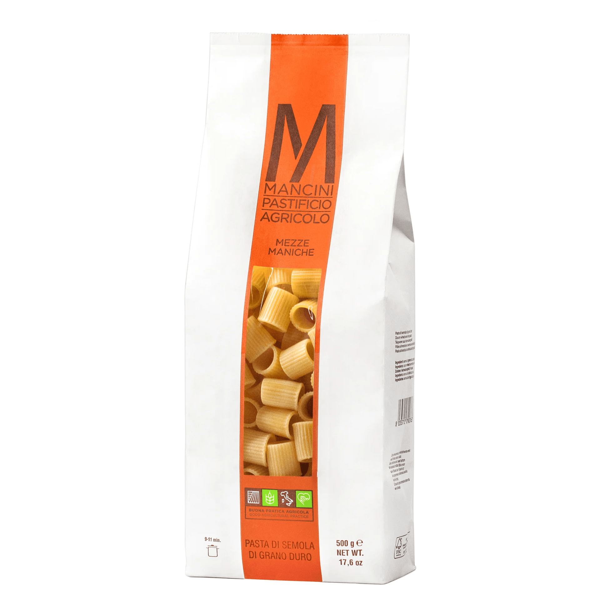 Tasty Ribbon Mezze Maniche by Pastificio Mancini Mezze Maniche by Pastificio Mancini | Authentic Italian Food