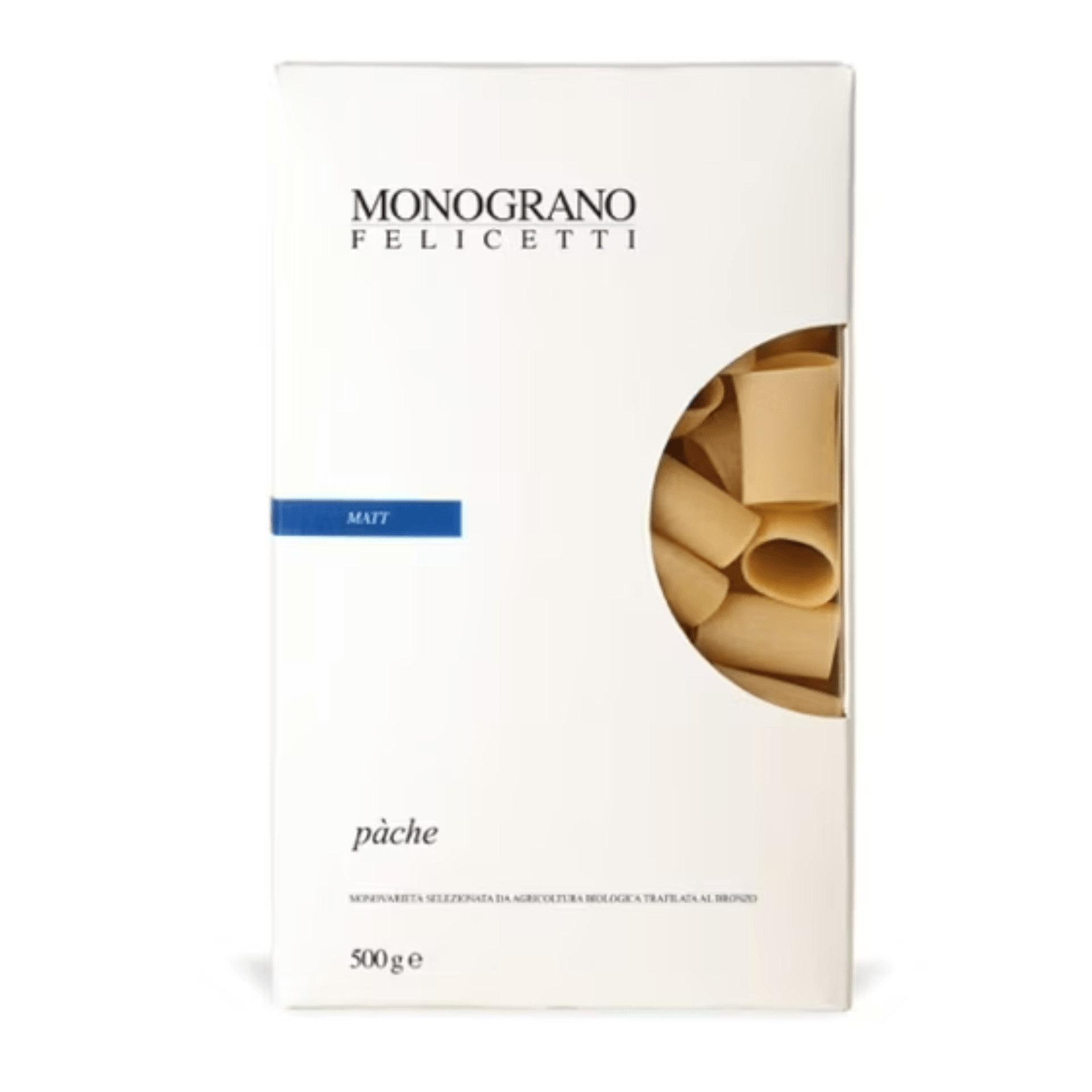 Tasty Ribbon Monograno Felicetti Matt Paccheri Monograno Felicetti Matt Paccheri | Authentic Italian Pasta