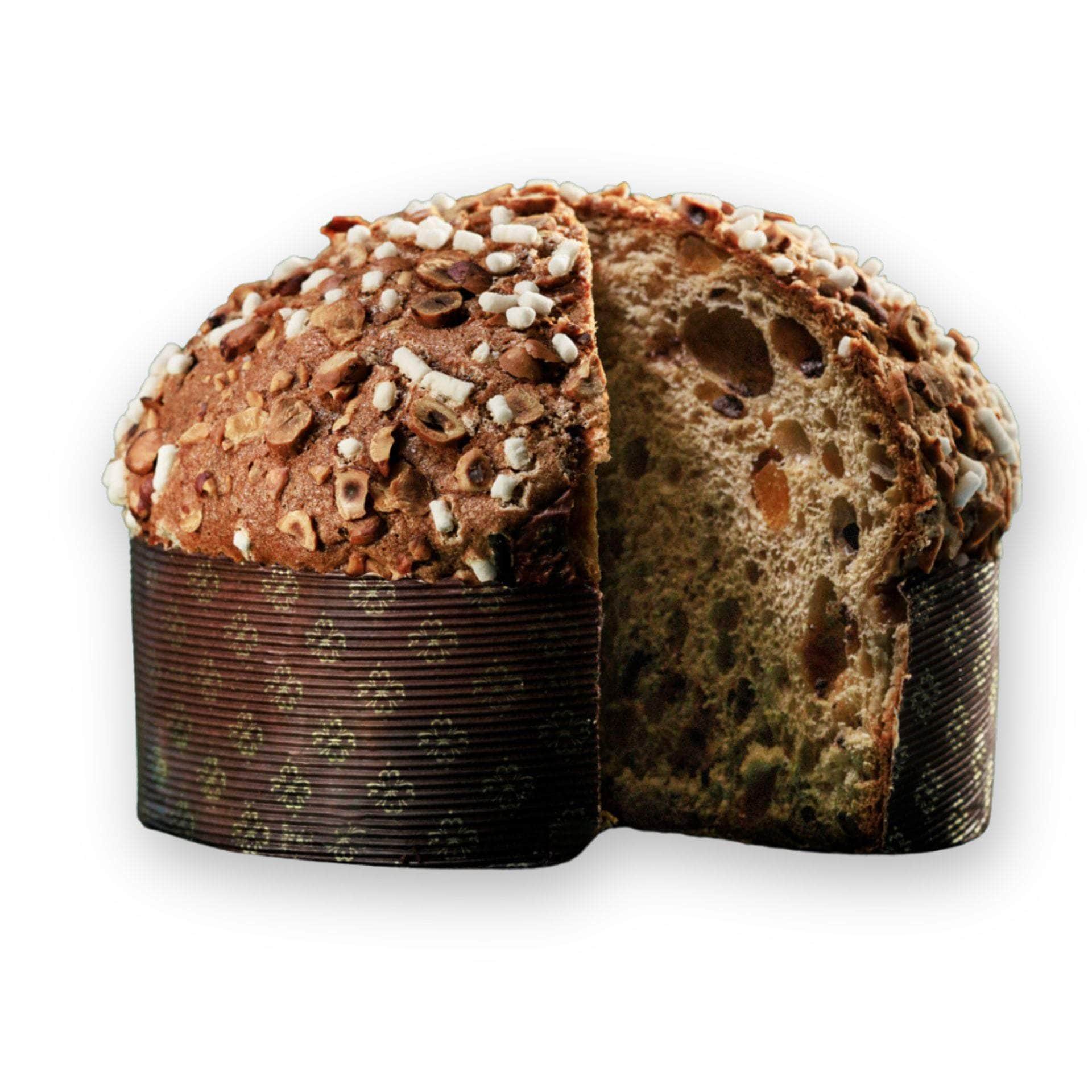 Tasty Ribbon Panettone with Apricot & I.G.P. Modica Chocolate Sicilian Panettone Apricot Chocolate | Christmas Cake | Gourmet Food