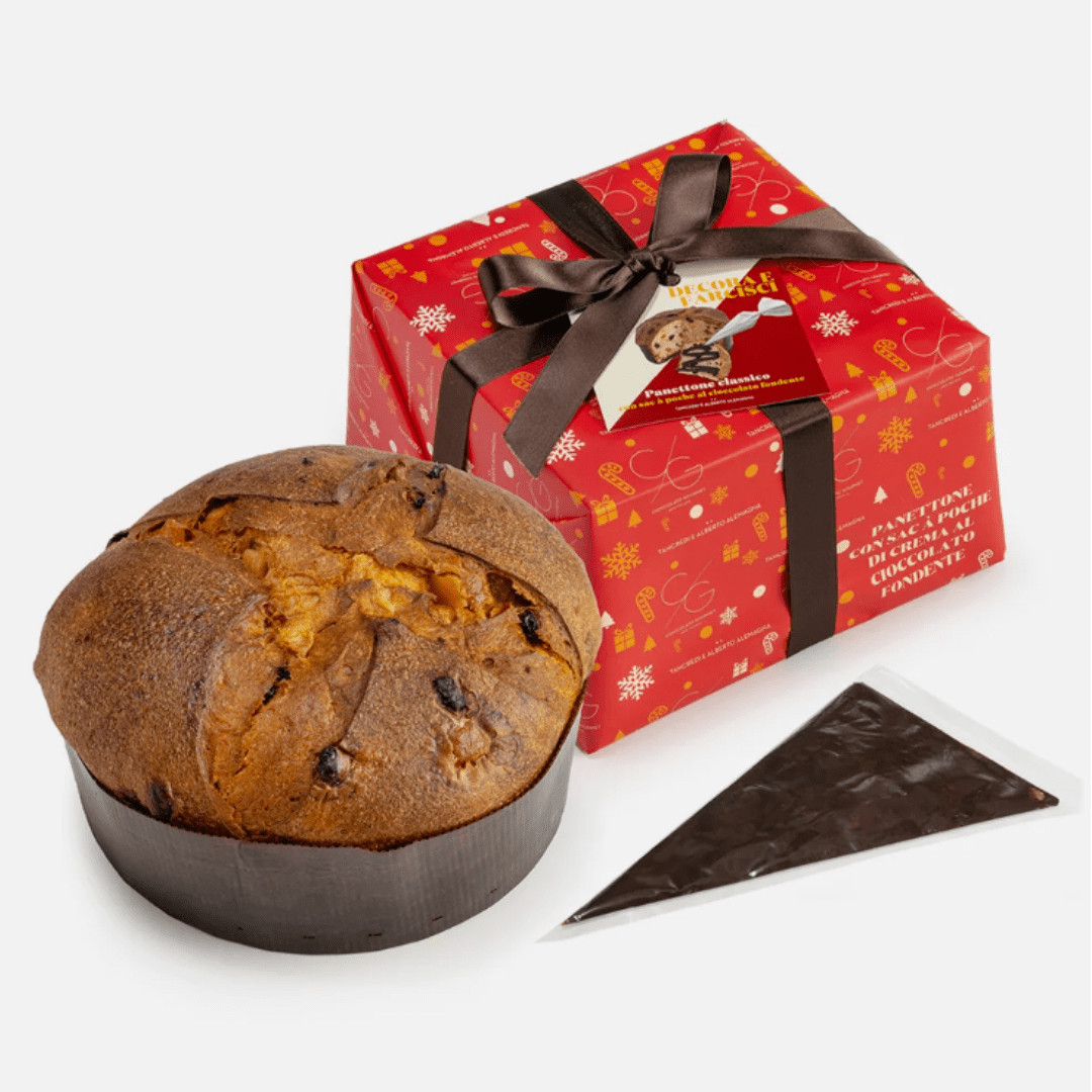 Tasty Ribbon Panettone with Dark Chocolate Cream Traditional Panettone Cake with Chocolate Cream | Tasty Ribbon