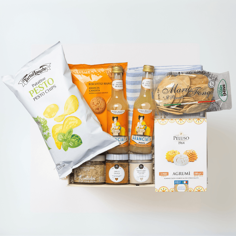 Tasty Ribbon Picnic Perfect Italian Picnic Gift Box | Gourmet Outdoor Dining | Picnic Perfect