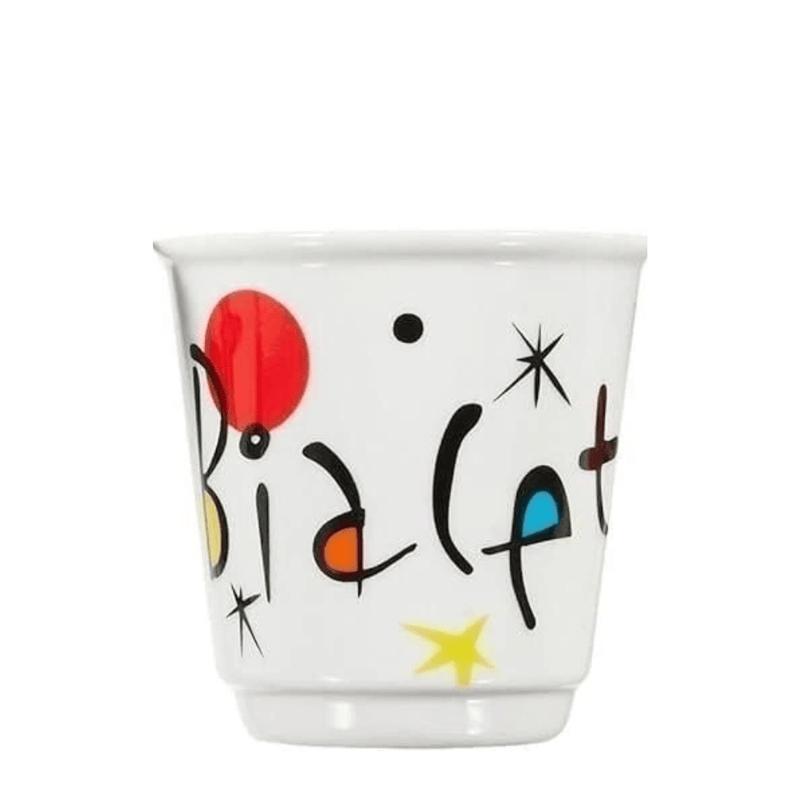 Tasty Ribbon Pop Art Espresso Cups, Set of 4 Arte Espresso Cups | Coffee Gifts | Authentic Italian Gourmet Food