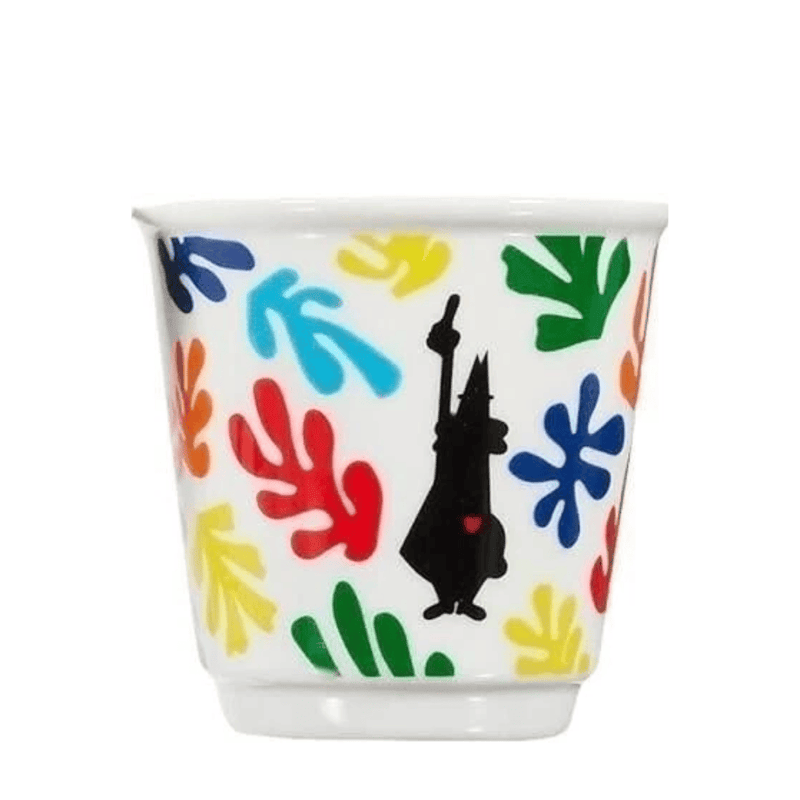 Tasty Ribbon Pop Art Espresso Cups, Set of 4 Arte Espresso Cups | Coffee Gifts | Authentic Italian Gourmet Food