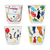 Tasty Ribbon Pop Art Espresso Cups, Set of 4 Arte Espresso Cups | Coffee Gifts | Authentic Italian Gourmet Food