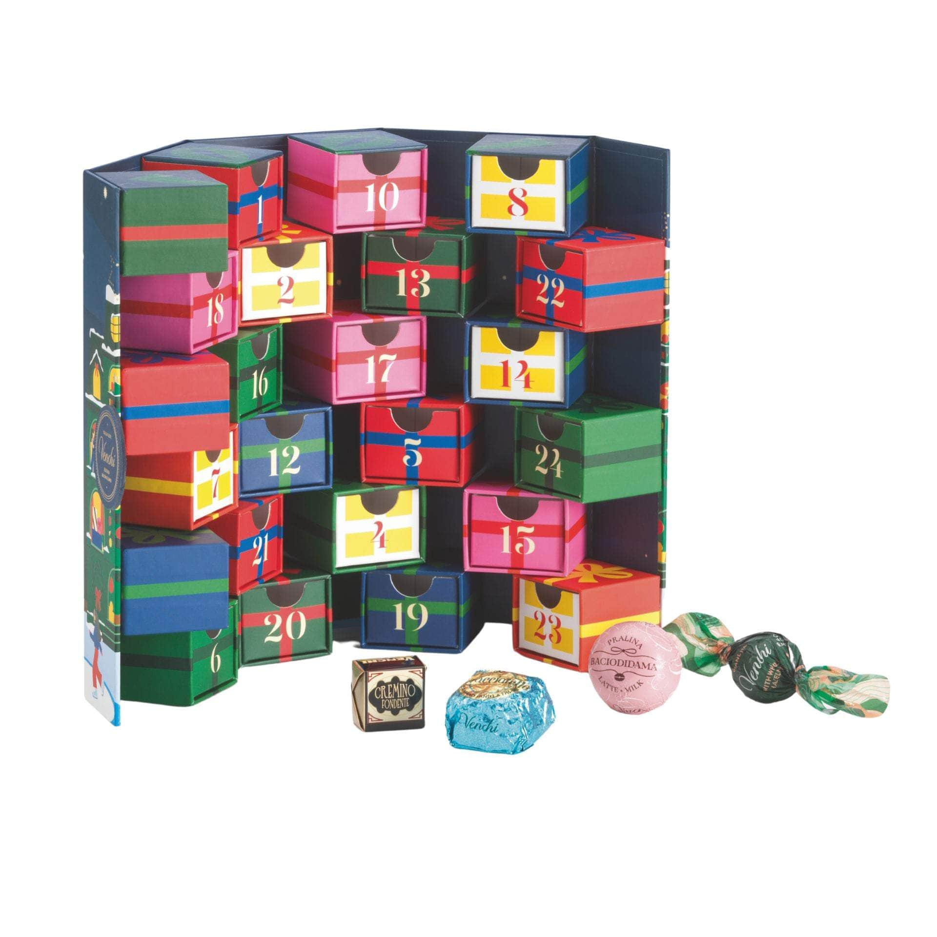 Tasty Ribbon Prestige Chocolate Advent Calendar Venchi Chocolate Advent Calendar | Tasty Ribbon | Chocolate Gifts
