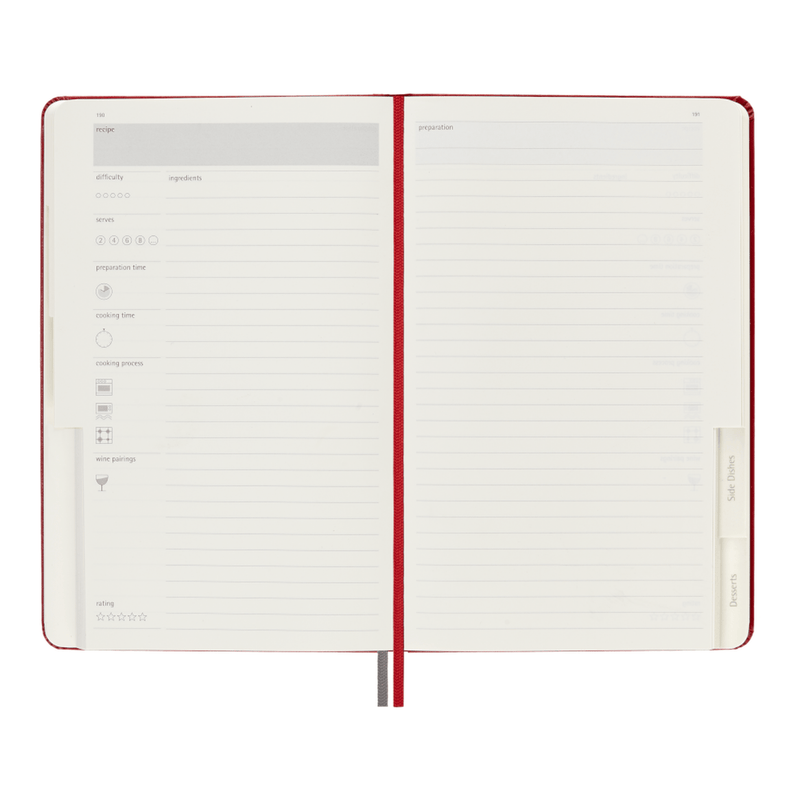 Tasty Ribbon Recipe Passion Journal by Moleskine Recipe Passion Journal by Moleskine | Tasty Ribbon | SHOP ONLINE