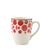 Tasty Ribbon Red Dots Ceramic Mug Hand-painted Mug | Italian Ceramic Mug | Shop Online