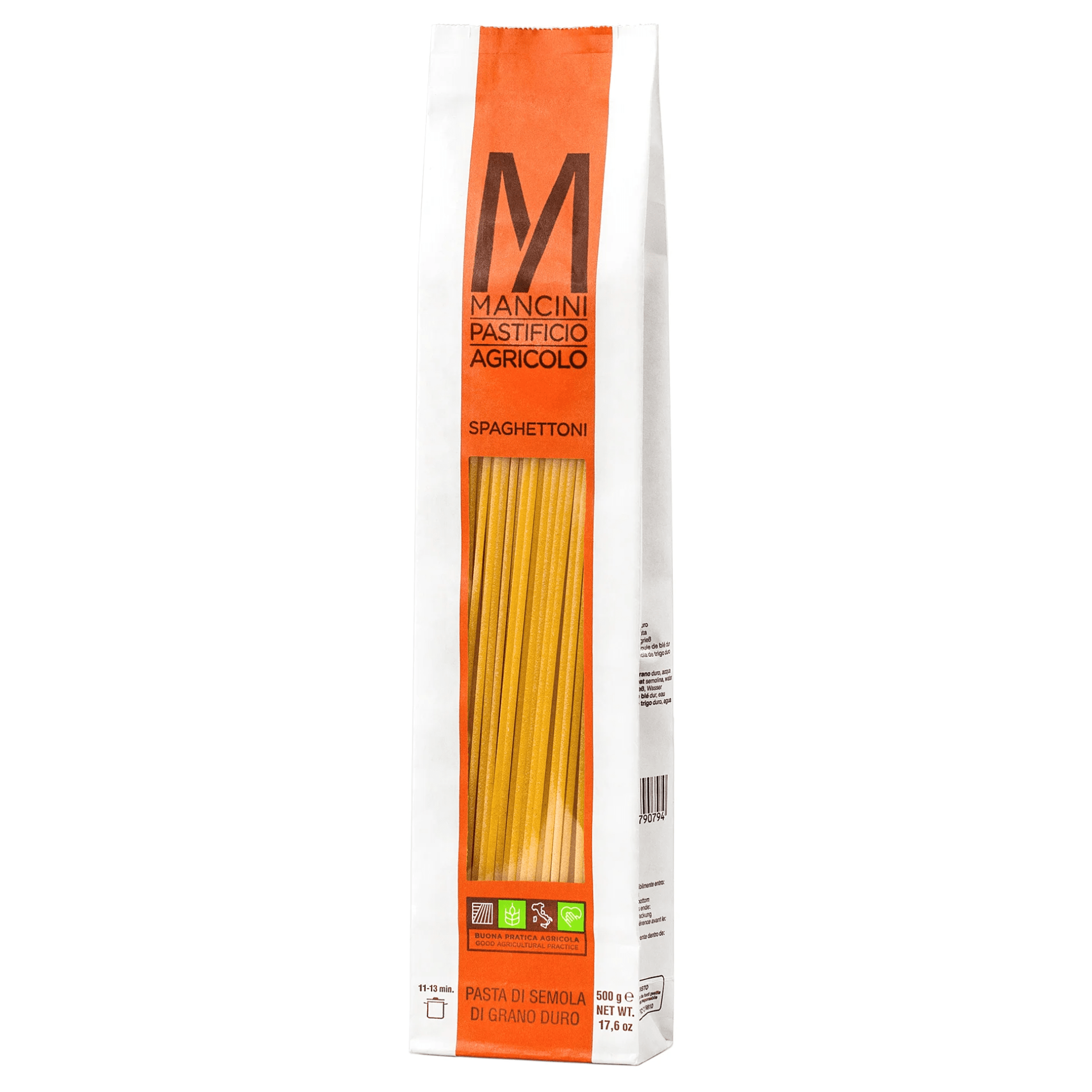 Tasty Ribbon Spaghettoni by Pastificio Mancini Spaghettoni by Pastificio Mancini | Authentic Italian Food | Online