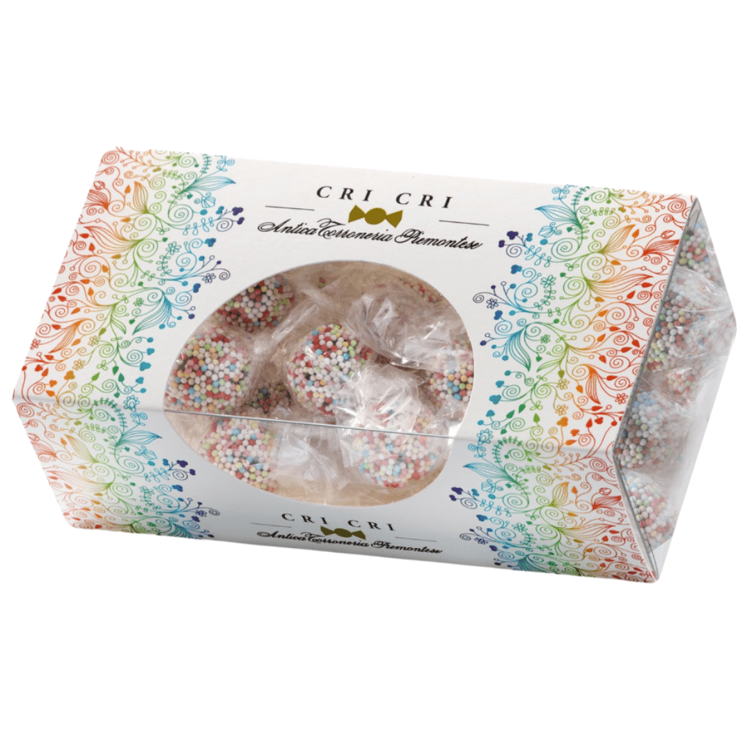 Tasty Ribbon Sprinkles-Covered Chocolate Hazelnut Candies - "Cri Cri" Sprinkles-Covered Chocolate Hazelnut Candies | Tasty Ribbon