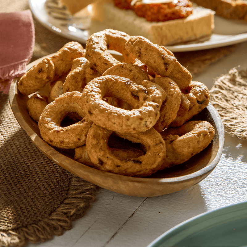 Tasty Ribbon Taralli with Onions and Raisins Taralli with Onions and Raisins | Italian Appetizer | Shop Online