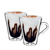 Tasty Ribbon Thermic Glass Espresso Cups (set of 2)
