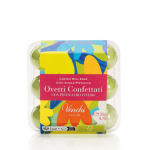 Tasty Ribbon Venchi Egg Box with Pistachio-Filled Sugar-Coated Mini Eggs Egg Box with Pistachio-Filled Sugar-Coated Mini Eggs | Tasty Ribbon