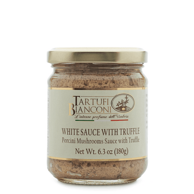 Tasty Ribbon White Truffle and Porcini Mushrooms Sauce