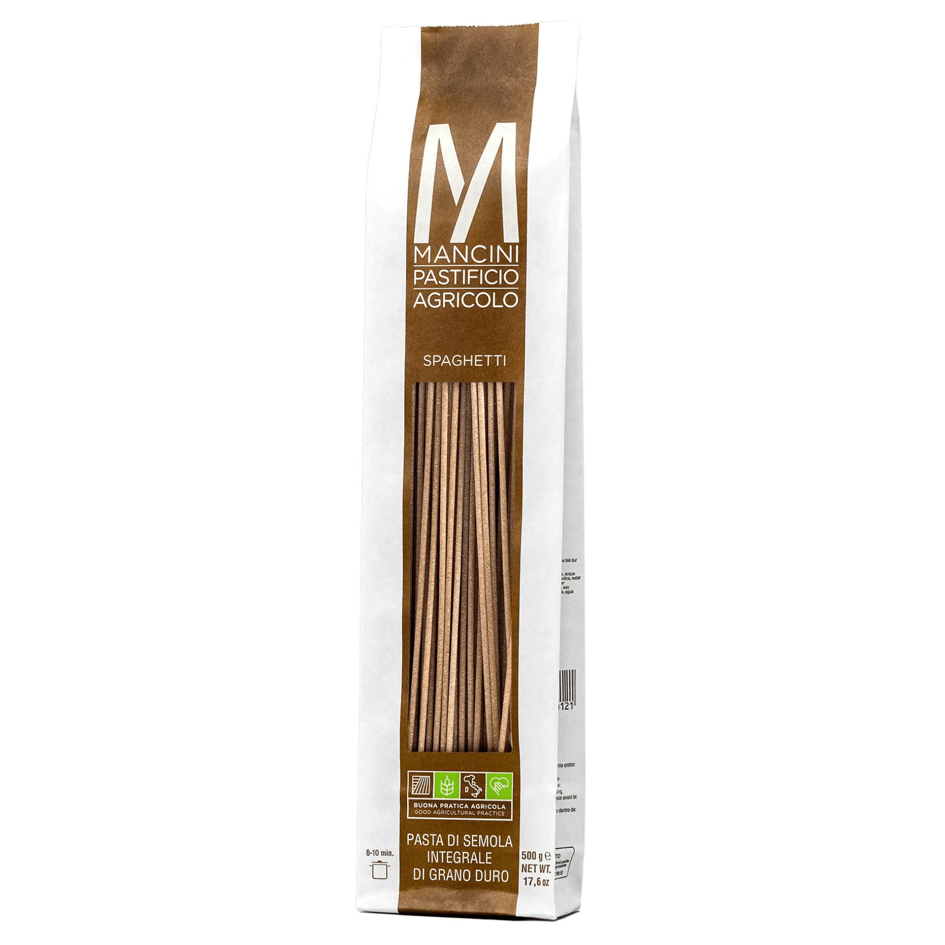 Tasty Ribbon Whole Wheat Spaghetti by Pastificio Mancini Whole Wheat Spaghetti by Pastificio Mancini | Authentic Italian Food