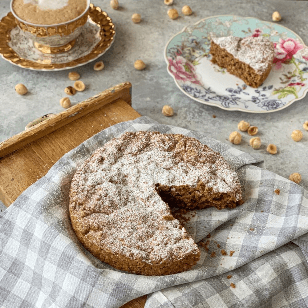 Tasty Ribbon Gluten-free Hazelnut Cake (50% Piedmont Hazelnuts IGP) Gluten-free Hazelnut Cake | Gourmet Italian Food | Shop Online