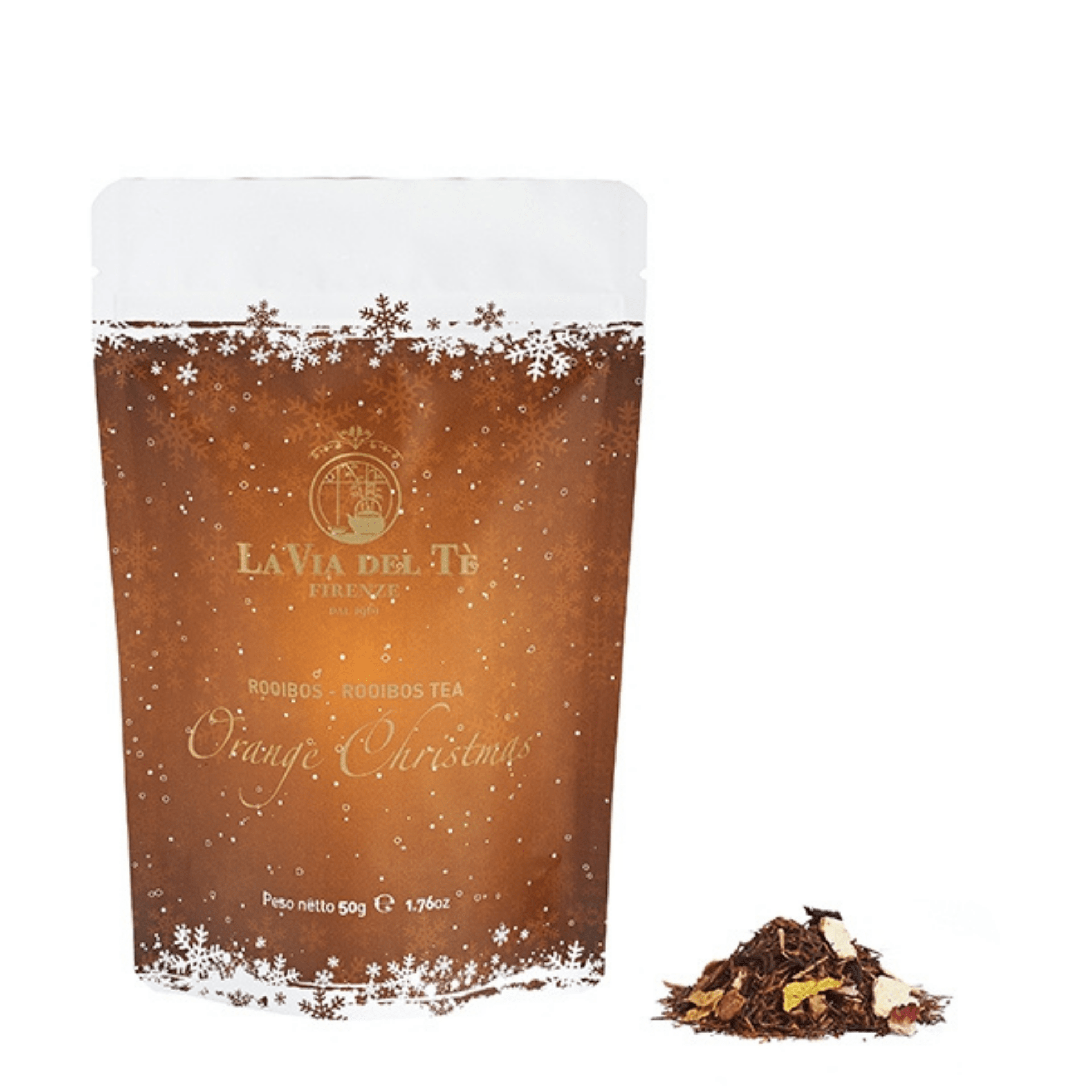 Tasty Ribbon Orange Christmas Tea Blend "White Christmas" Black Tea Blend | Tasty Ribbon | Shop Online