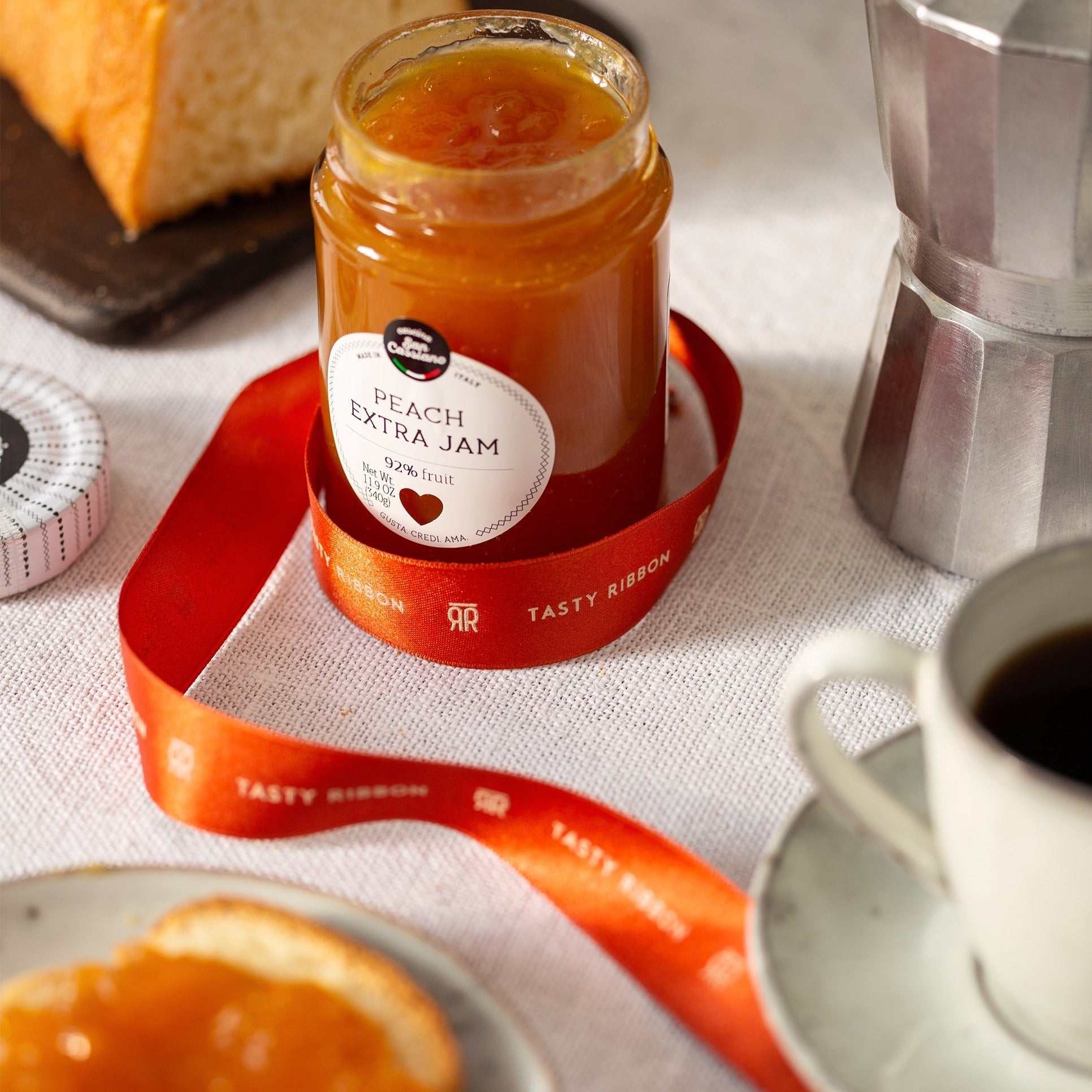 Tasty Ribbon Peach Preserve