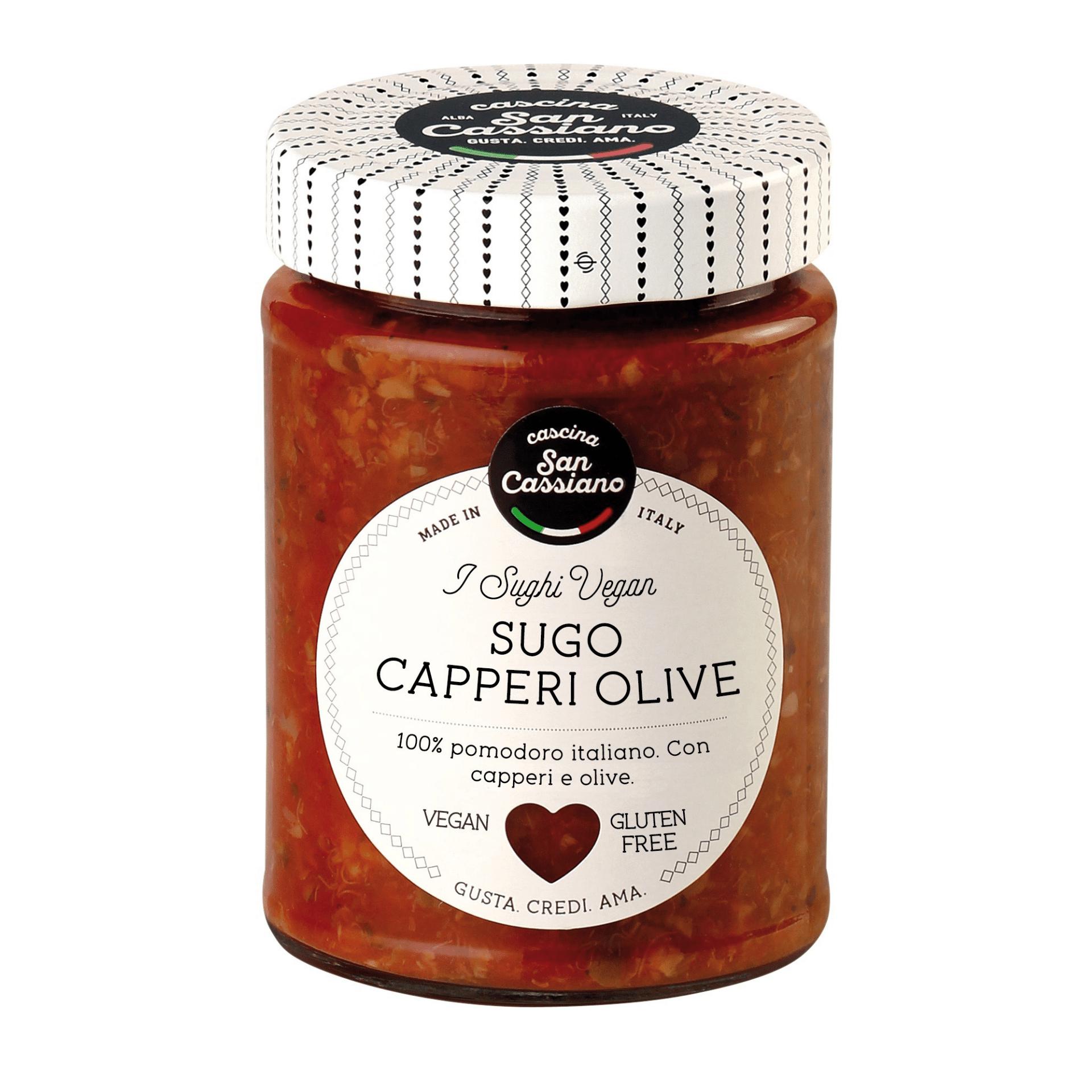 Tasty Ribbon Tomato, Capers, and Olive Sauce