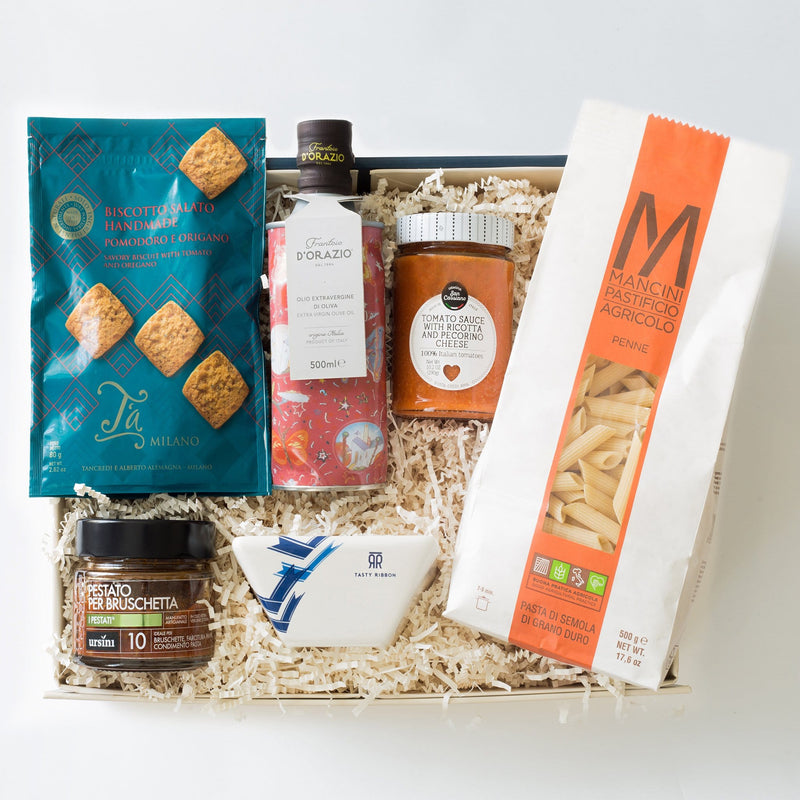 Tasty Ribbon Tomato Medley Tomato Medley | Gourmet Italian Gift Basket | Tasty Ribbon
