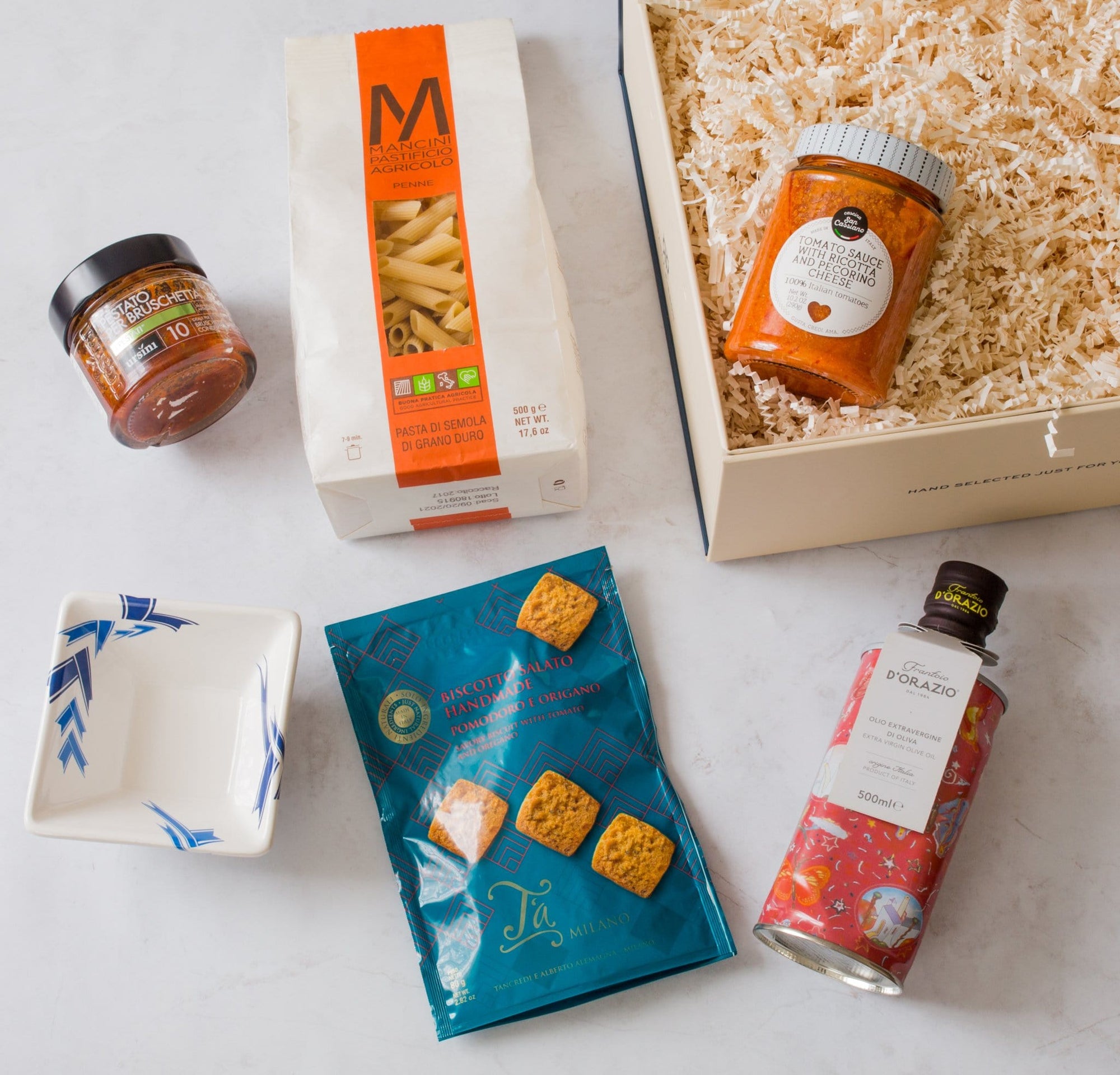 Tasty Ribbon Tomato Medley Tomato Medley | Gourmet Italian Gift Basket | Tasty Ribbon
