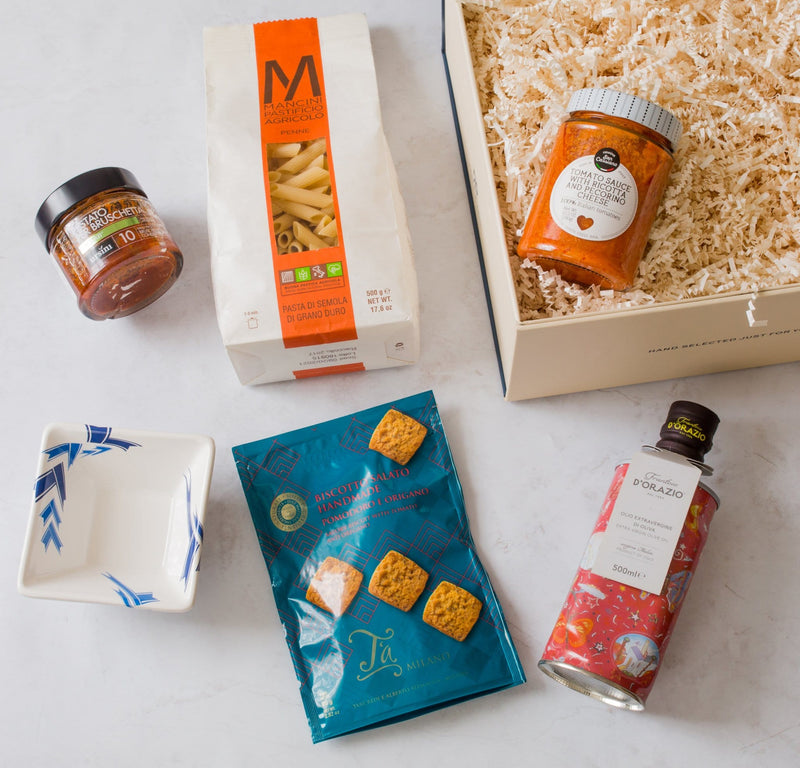 Tasty Ribbon Tomato Medley Tomato Medley | Gourmet Italian Gift Basket | Tasty Ribbon